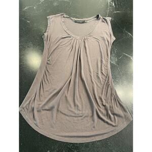 ZARA Collection greige gray Large sleeveless top